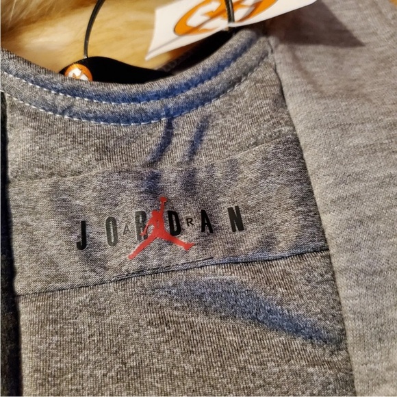 Handmade Scarlett Orange Air Jordan Nike Upcycled Joggers matching set t… - Picture 9 of 16